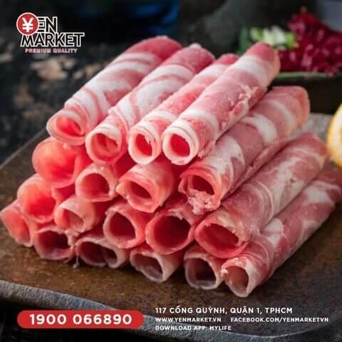 Thịt ba rọi Bò Mỹ cắt sẵn 500gr